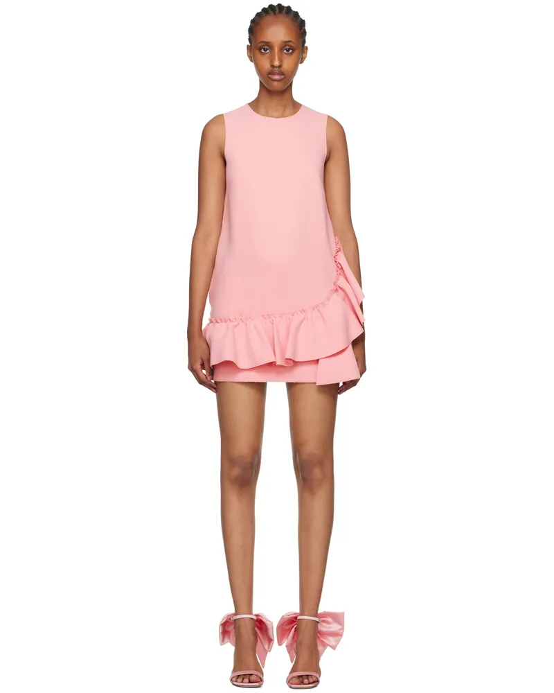 MSGM Pink Ruffled Minidress 12