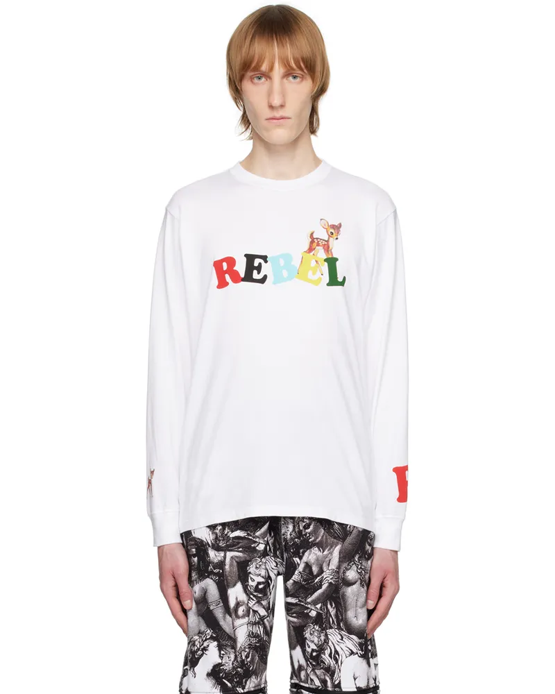 Undercover White Printed T-Shirt White