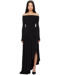 GUIZIO Black Lola Gown Maxi Dress Black