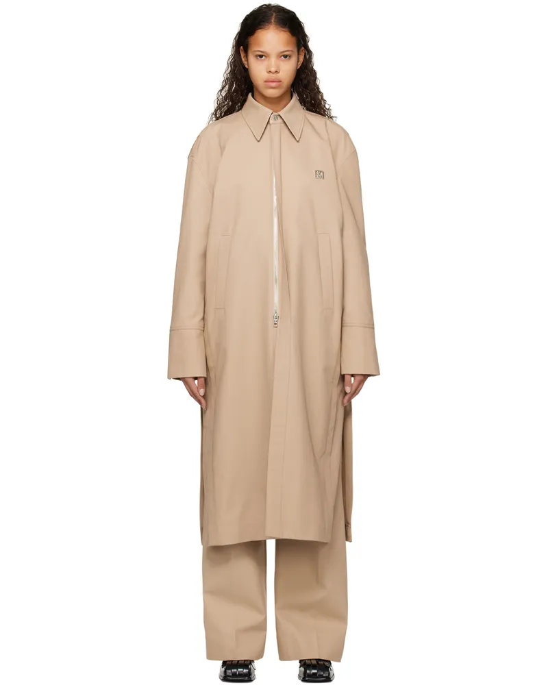 Wooyoungmi Beige Folding Coat Beige