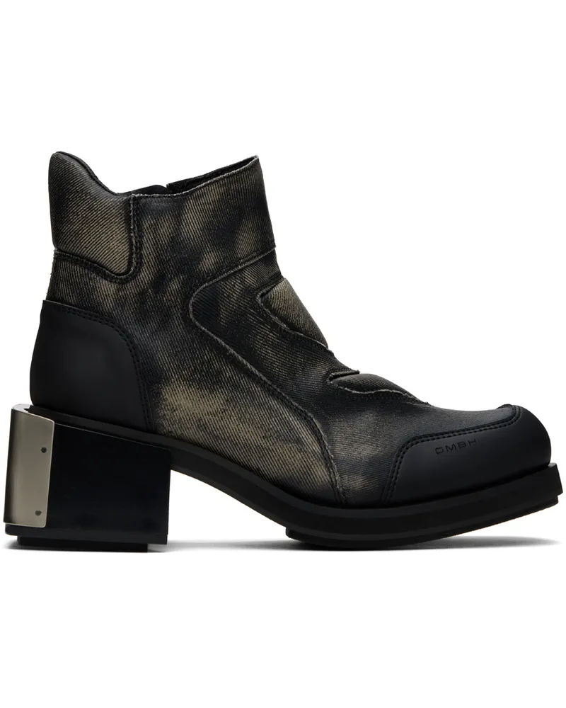 GmbH Black Baris Moto Boots Dusky