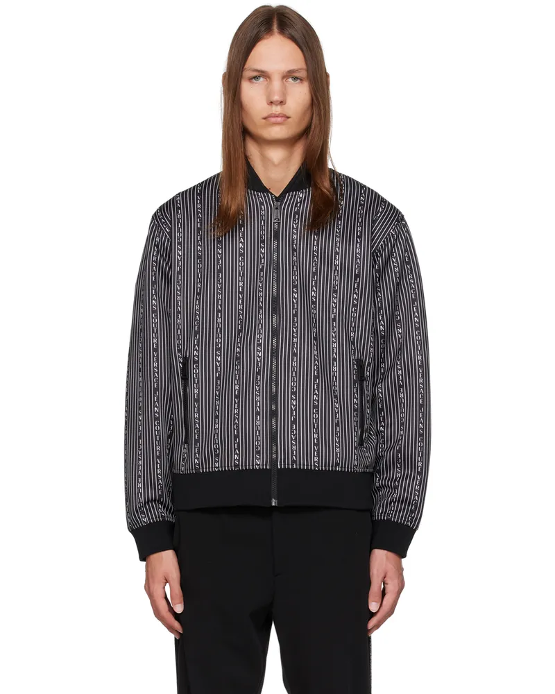 Versace Jeans Black Stripe Jacket E899
