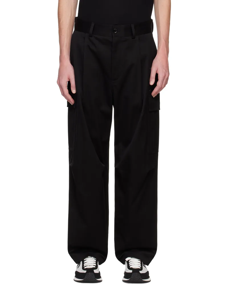 Dolce & Gabbana Black Gabar Cotone Cargo Pants N0000
