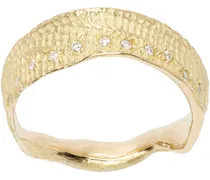 Gold L'amore Mezuzah Ring