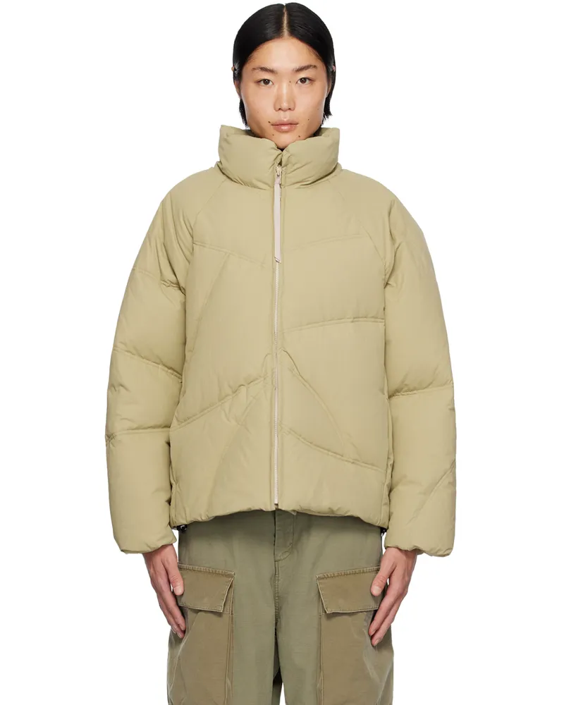 JieDa Beige Random Down Jacket Light