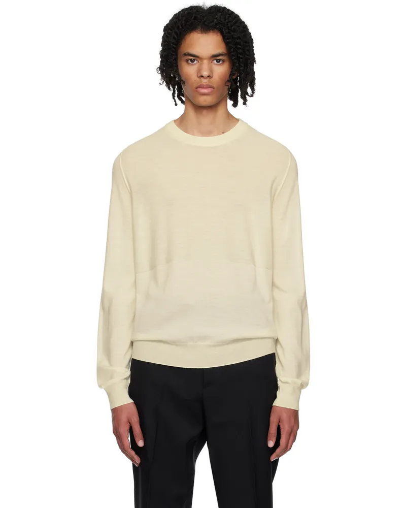 Jil Sander Off-White Crewneck Sweater 107