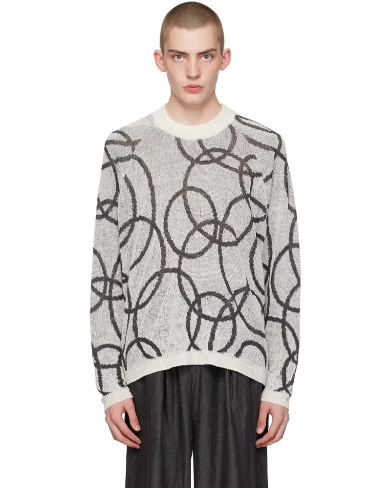 Jan-Jan Van Essche Off-White O-Project Sweater Off-white