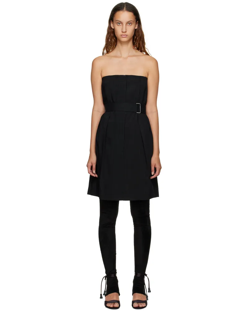 Victoria Beckham Black Strapless Minidress 1