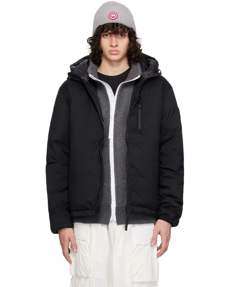 Canada Goose Black 'Black Label' Lodge Down Jacket Black