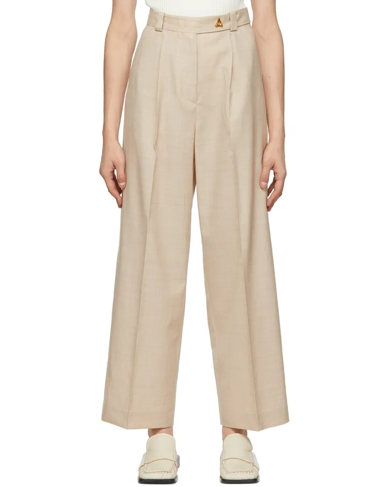AERON Beige Manuela Trousers Sand