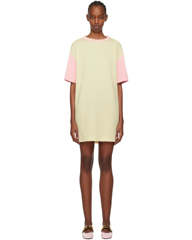 Moschino Beige Jacquard Minidress A3006