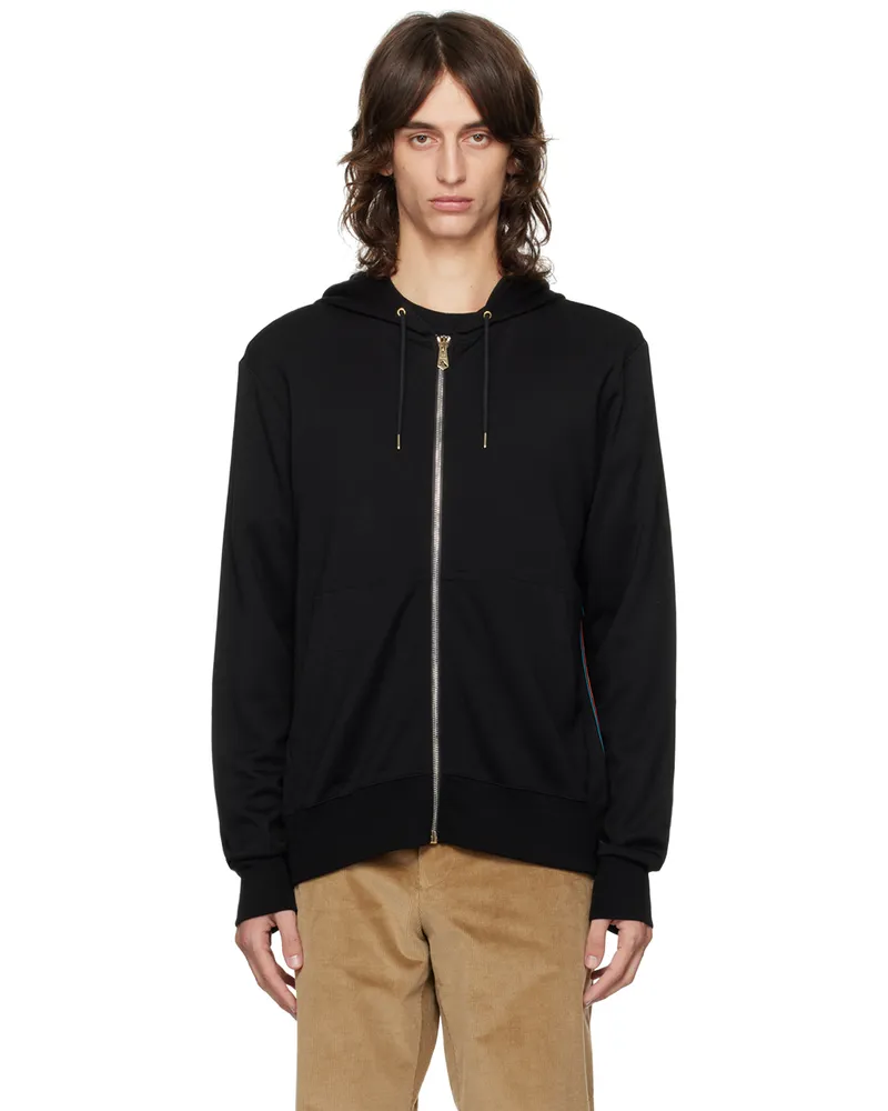 Paul Smith Black Signature Stripe Hoodie 79