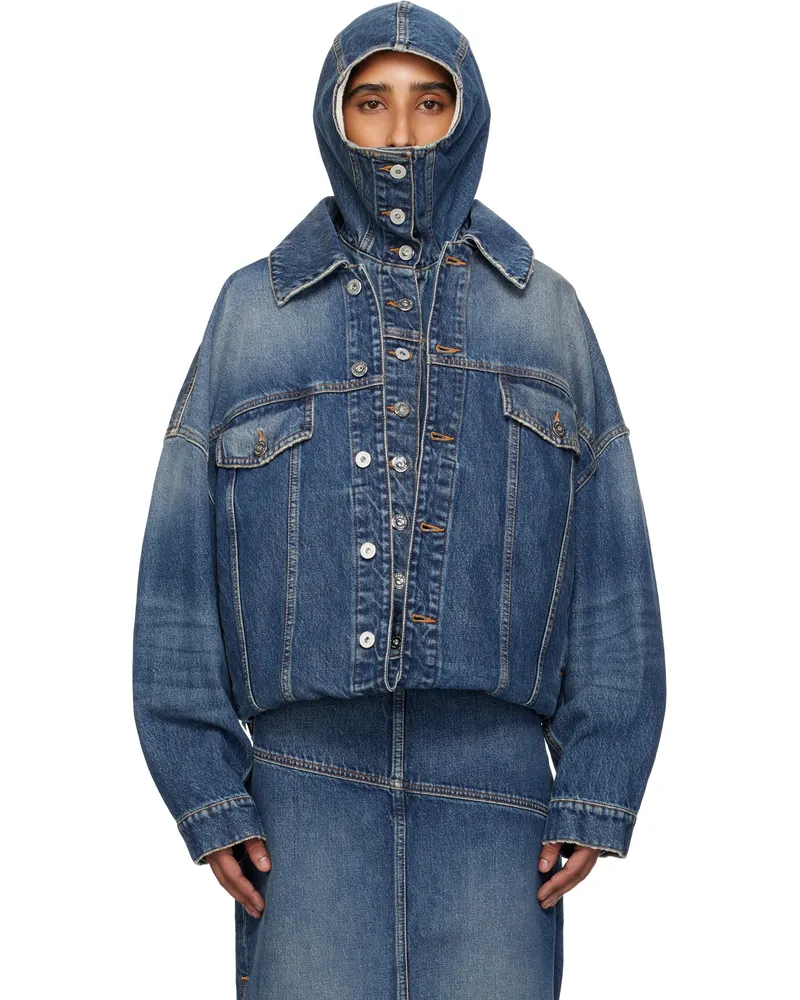 Jean Paul Gaultier Blue 'The Double' Denim Jacket 57