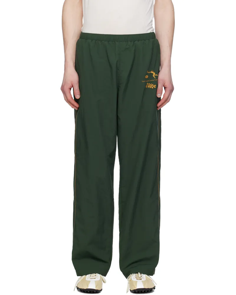 Palmes Green Garden Track Pants Dark