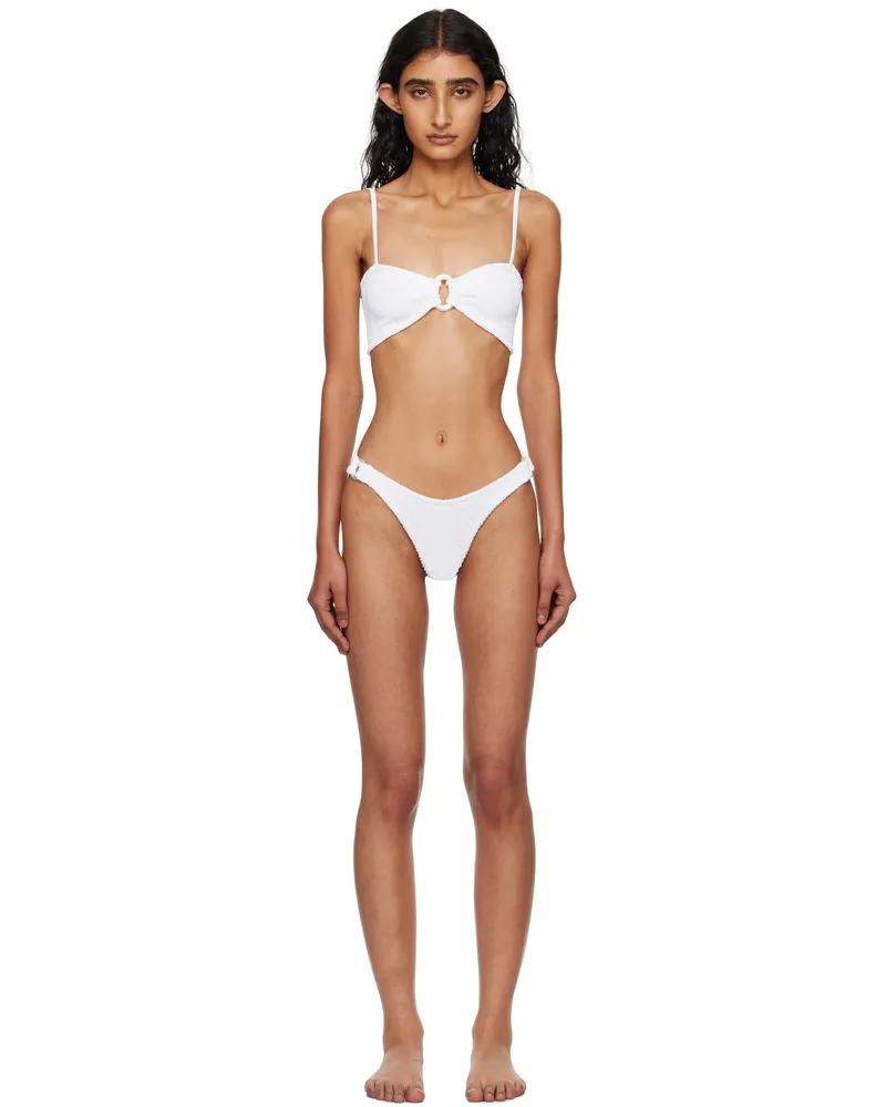 Hunza G White Misty Bikini White
