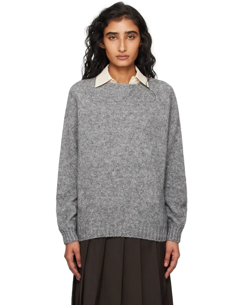 Max Mara Gray Ghiacci Sweater 007
