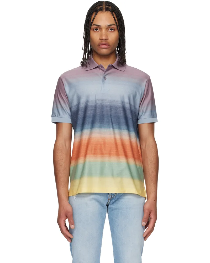 Paul Smith Multicolor Smith Stripe Cotton Polo 92