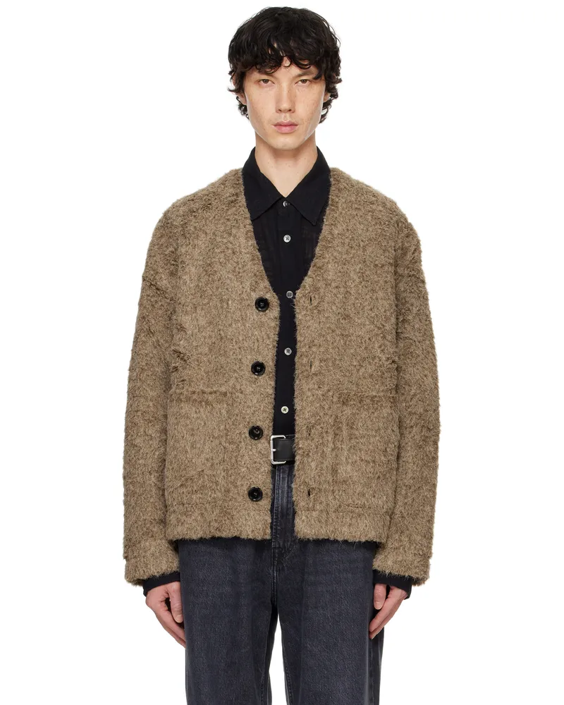 Séfr Khaki Arlo Cardigan Heavy