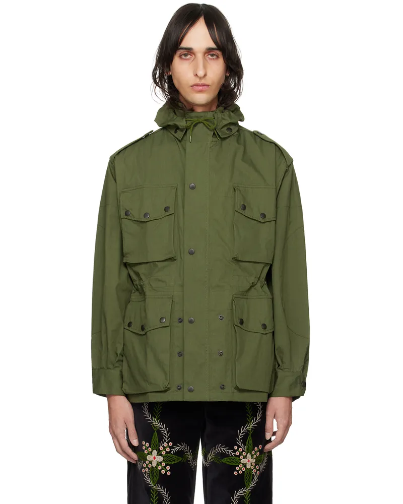 NEEDLES Green Field Jacket A-olive