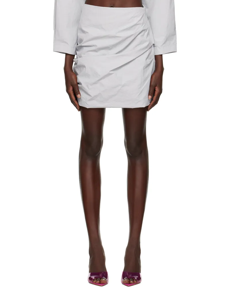 Paris Georgia Blue Remmy Miniskirt Subtle