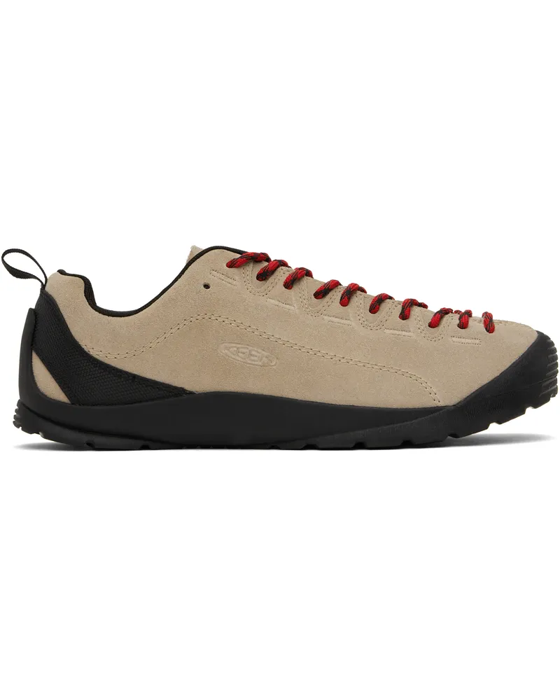 Keen Taupe Jasper Suede Sneakers Silver