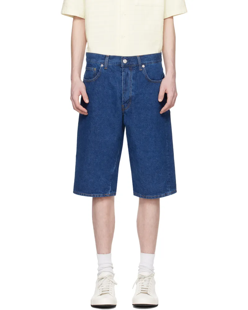 Sunflower Blue Twist Denim Shorts 737
