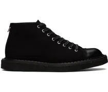 Black George Cox Edition Canvas Monkey Sneakers