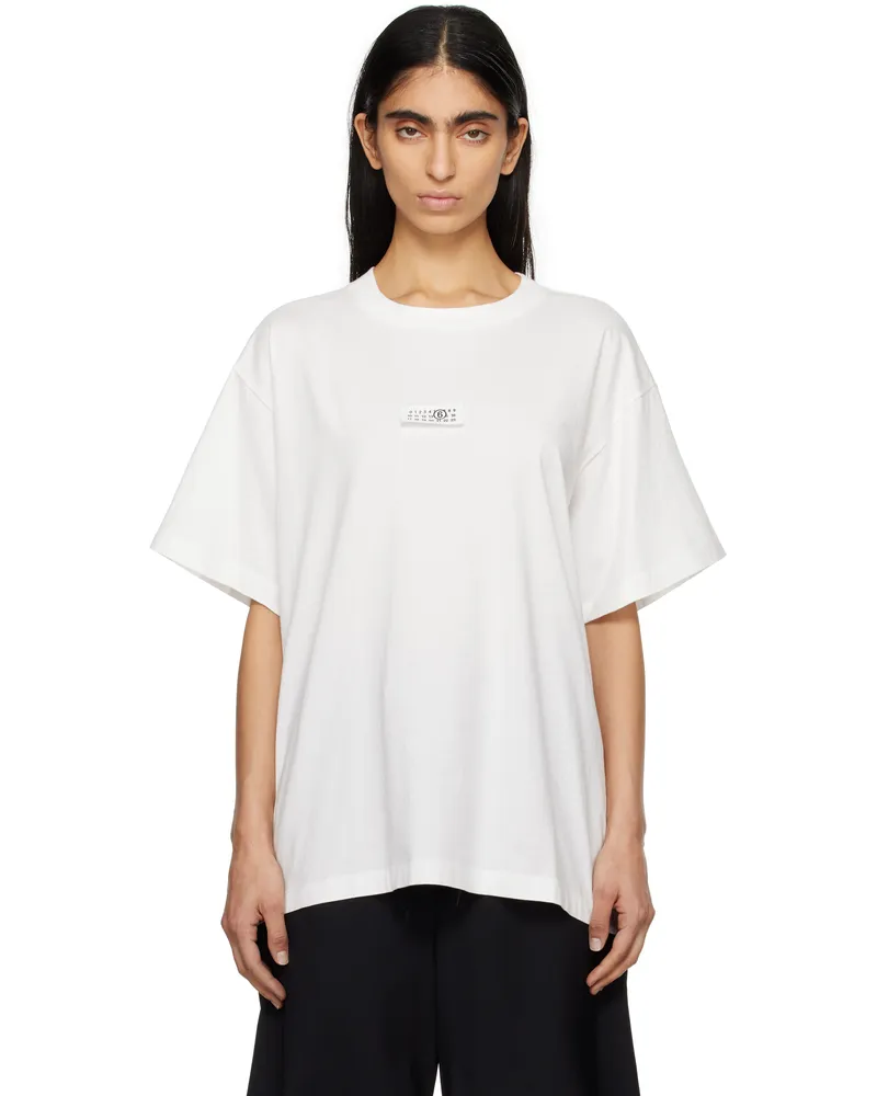 Maison Margiela White Logo Patch T-shirt 101