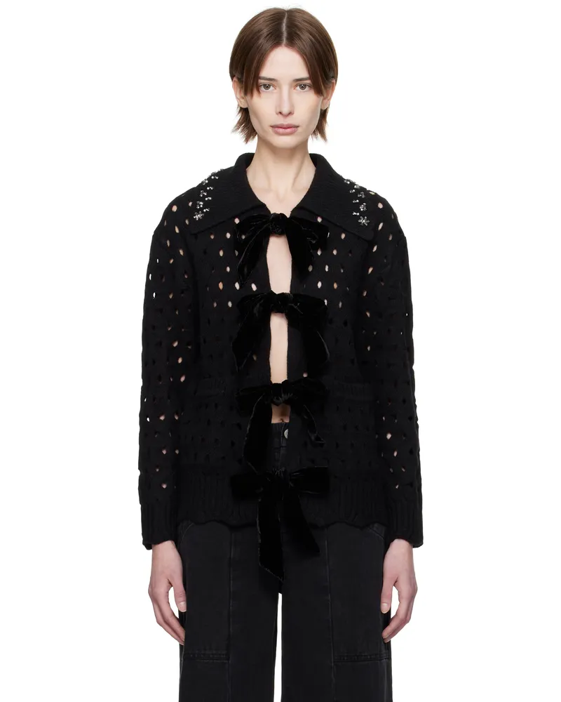 Sea Black Leia Cardigan Black