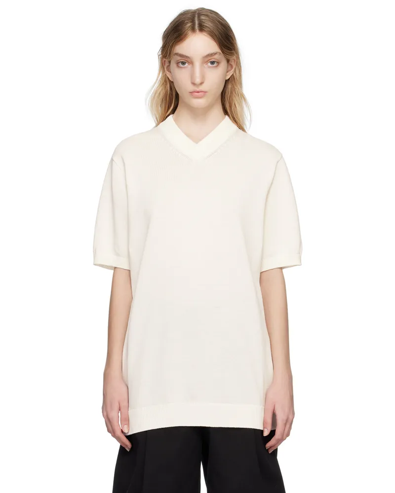 Studio Nicholson Off-White Tula Sweater Ivory