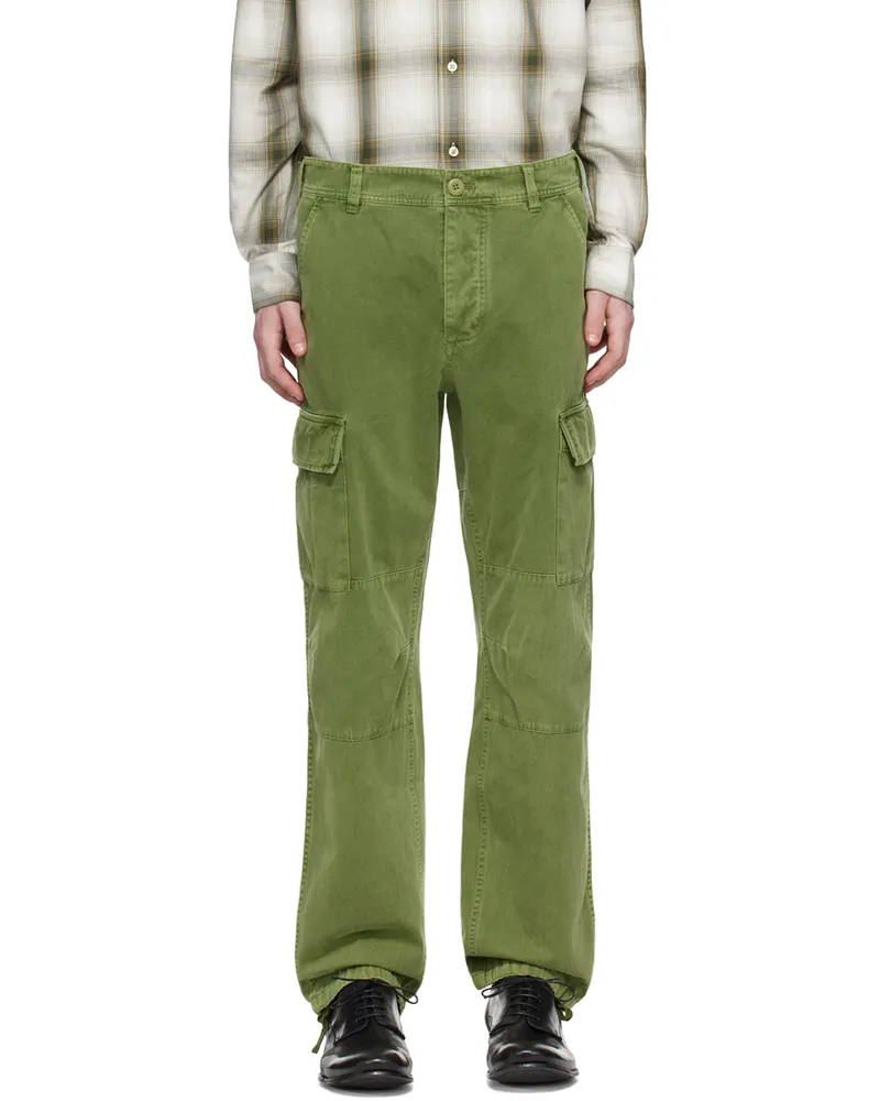 Saturdays NYC Green Balugo Cargo Pants Mayfly