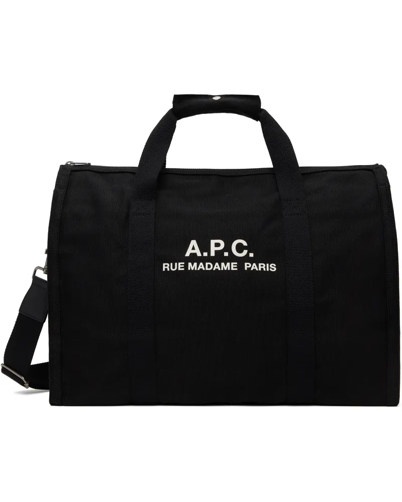 A.P.C. Black Recuperation Gym Duffle Bag Lzz