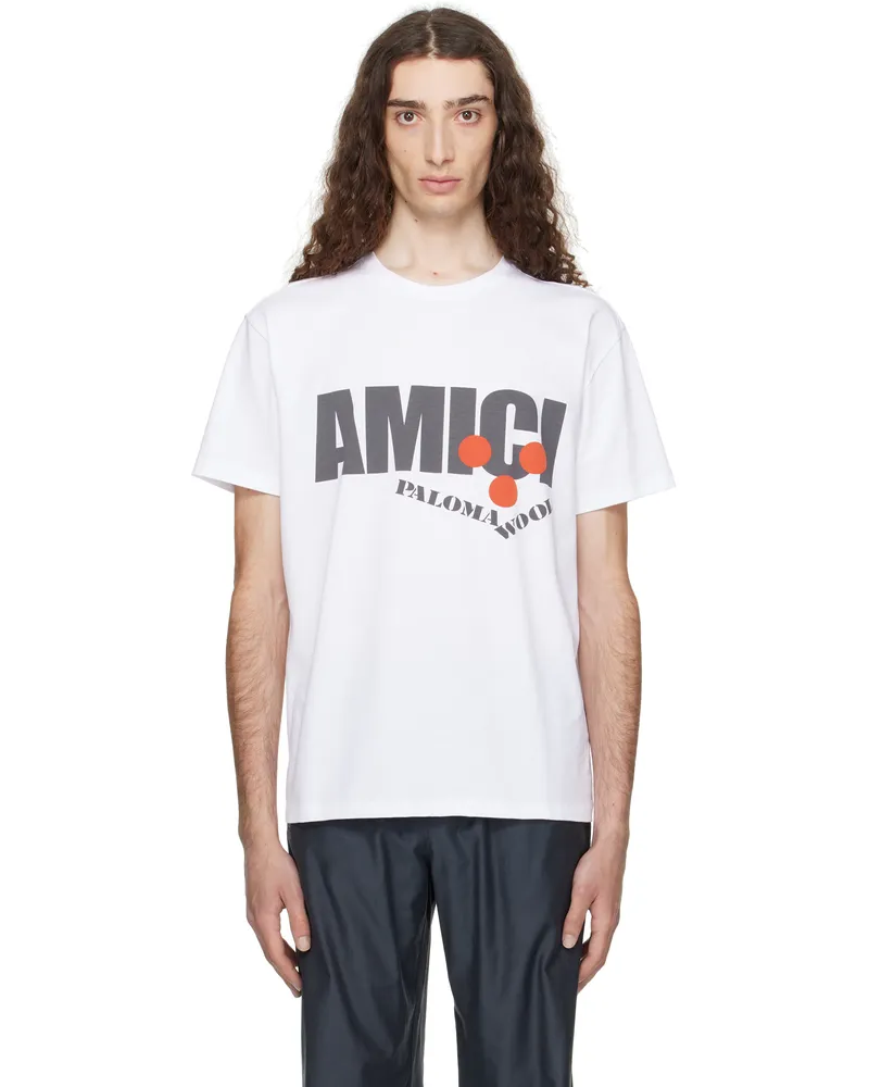 Paloma Wool White 'Amici' T-shirt 0white