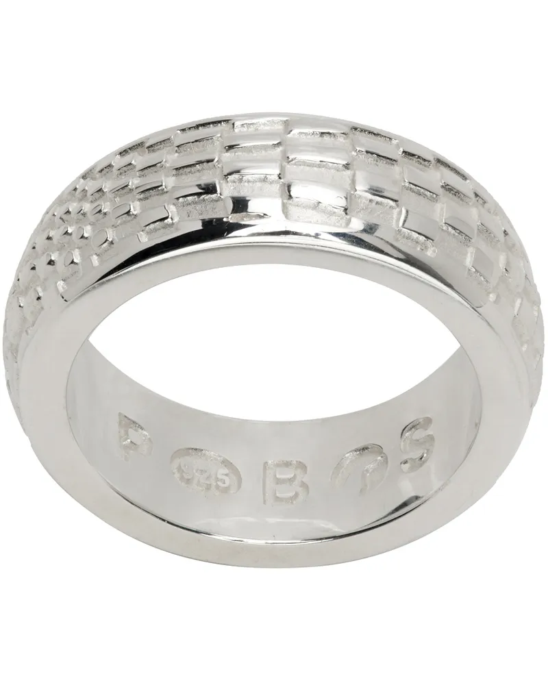 Pearls Before Swine Silver Ruln Ring .925