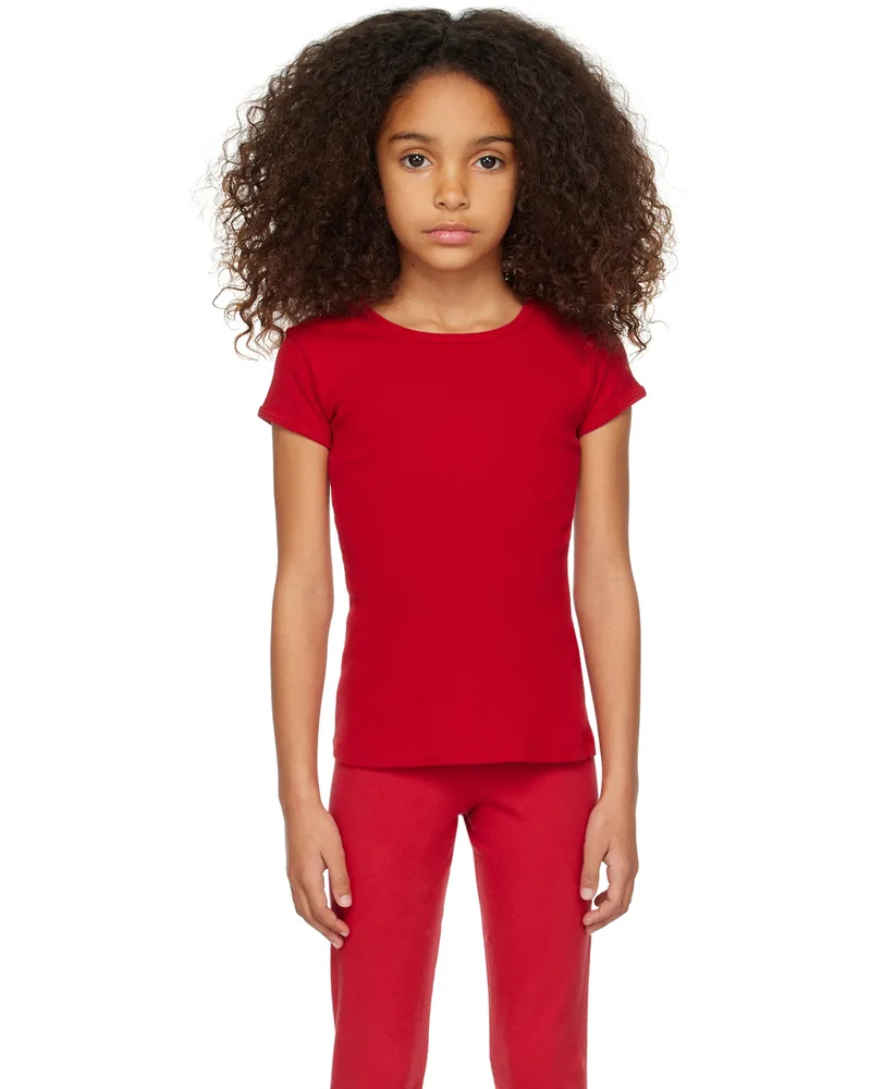Gil Rodriguez SSENSE Exclusive Kids Red Bellevue T-Shirt Tomate