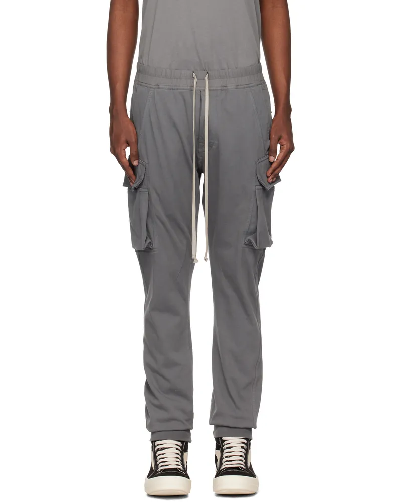 DRKSHDW by Rick Owens Gray Porterville Mastodon Cut Cargo Pants 88