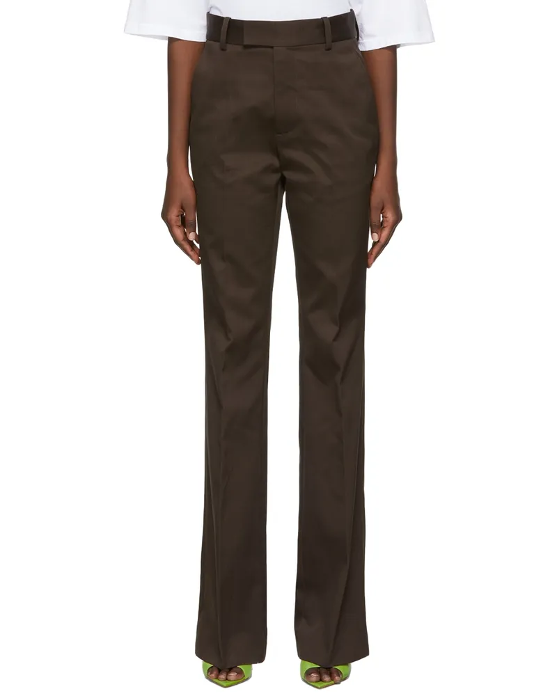 Amiri Brown Cotton Trousers 210