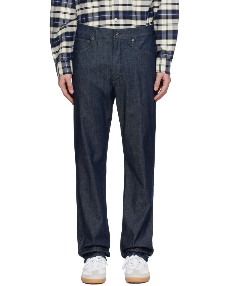 Rag & Bone Blue Fit 2 Slim Fit Jeans Raw