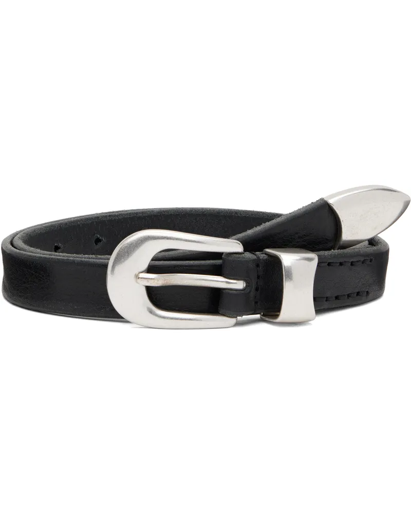 Our Legacy Black 2 CM Belt Black