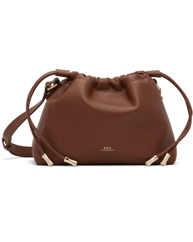 A.P.C. Tan Ninon Mini Bag Cad