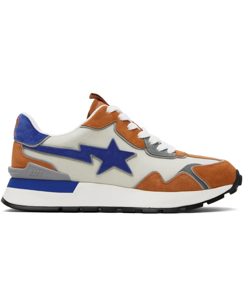 BAPE Orange & Blue Road STA Express Sneakers Orz