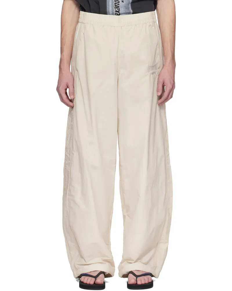 Alexander Wang Off-White Unisex Track Pants White