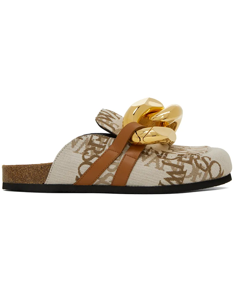 J.W.Anderson Off-White Chain Mules 102