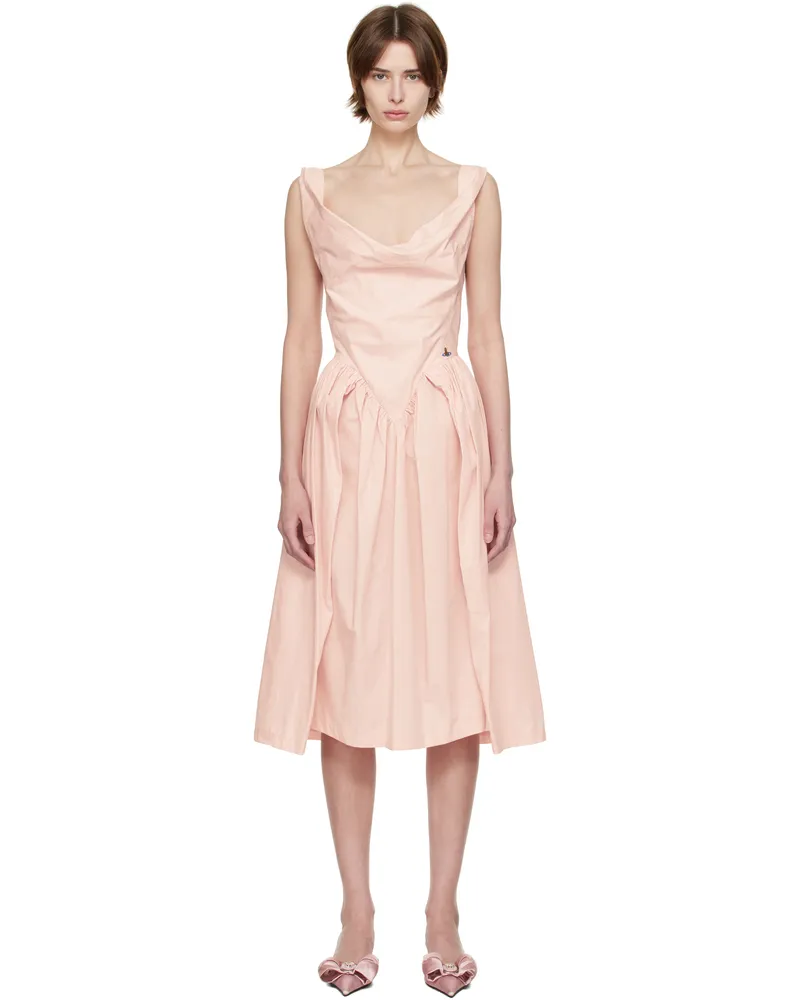 Vivienne Westwood Pink Sunday Midi Dress G401