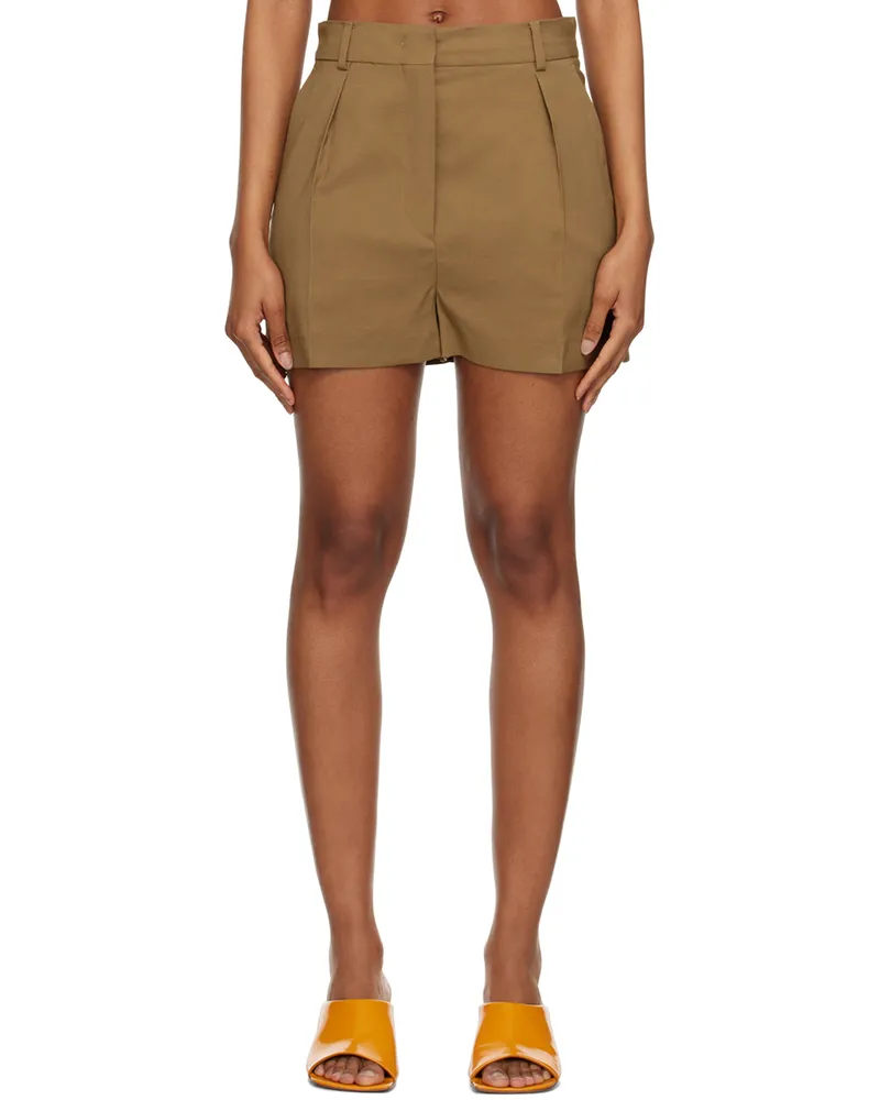 SPORTMAX Brown Quero Shorts 001