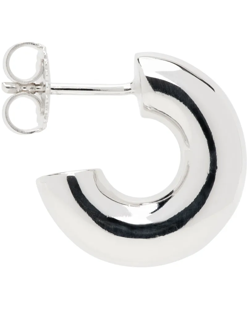 Maria Black Silver Tempelhofer Hoop Single Earring Silver