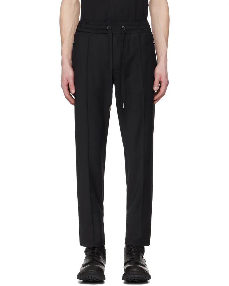 Dolce & Gabbana Black Tela Lana Trousers Black