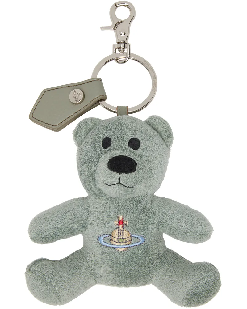 Vivienne Westwood Green Teddy Keychain Green