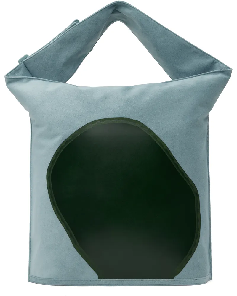 Issey Miyake Blue Ronan Bouroullec Edition RB_BAS Relief Shoulder Bag 62-green
