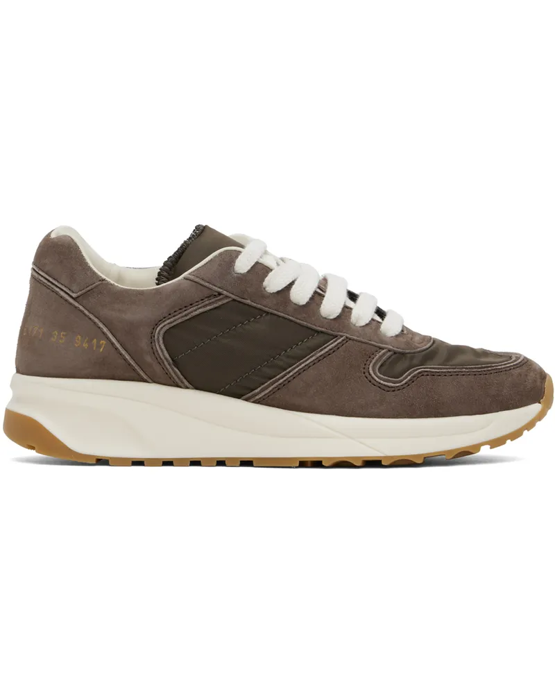 Common Projects Brown Track Premium Sneakers 9417